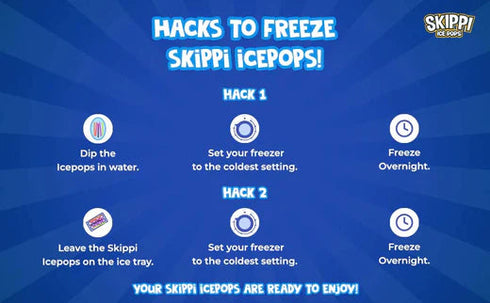 Skippi Ice Pops All Flavor Saver Bag of Skippi Natural Ice pops